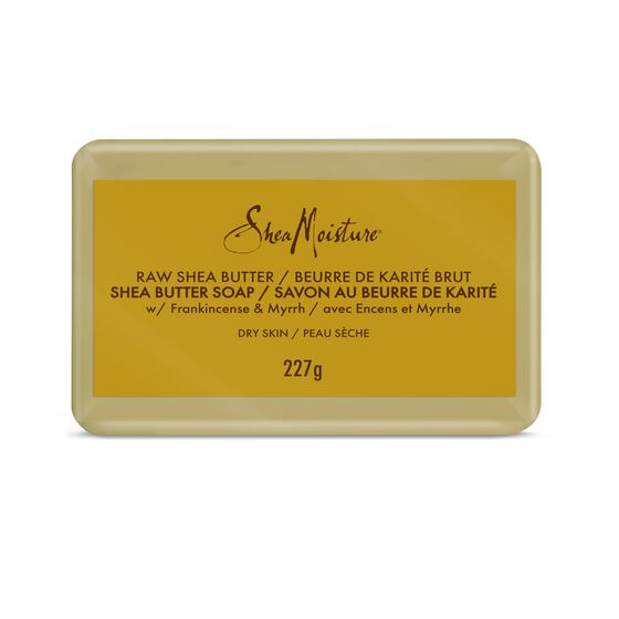 Shea Moisture Bar Soap Raw Shea Butter Soap w/Frankincense & Myrrh  Extracts - Shades of Afrika Online