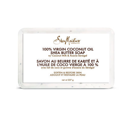 SheaMoisture Face and Body Bar Soap for Dry Skin with Paraben Free, Raw Shea Butter, Myrhh, 8 Ounce, 3 Count